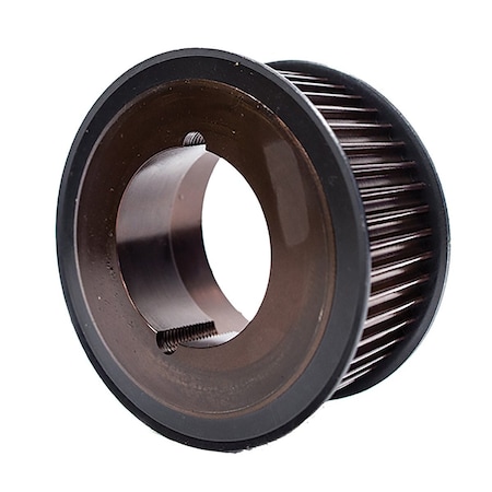 B&B Manufacturing 48-8P50-2012, Timing Pulley, Cast Iron, Black Oxide, 48-8P50-2012